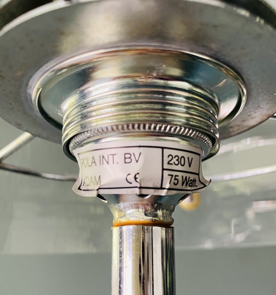 Image 1 of Seltene Glas-Tischleuchte aus den 80er Jahren – Pola Design Amsterdam