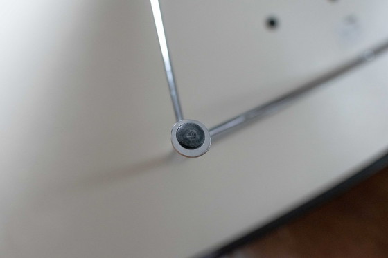 Image 1 of 2x Vitra Coconut Chairs – Leder Premium Nero – Design George Nelson