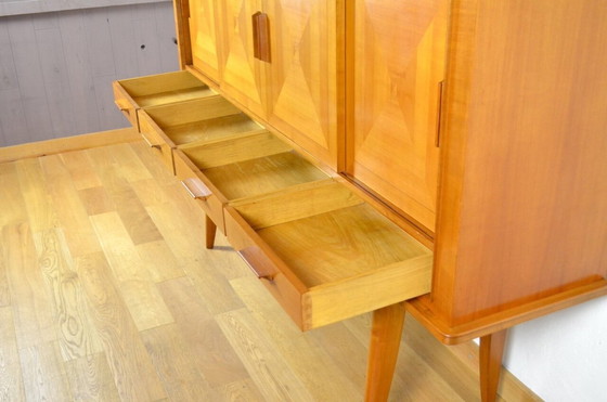 Image 1 of Credenza vintage con gambe a compasso degli anni '50