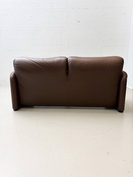 Canap&eacute; Maralunga de Vico Magistretti pour Cassina, ann&eacute;es 1970 – Canapés 2 places, Leather (photo 5 of 19)