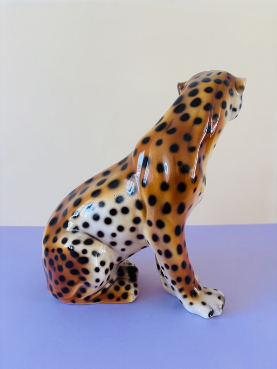 Image 1 of Vintage Italian Ceramic Panther