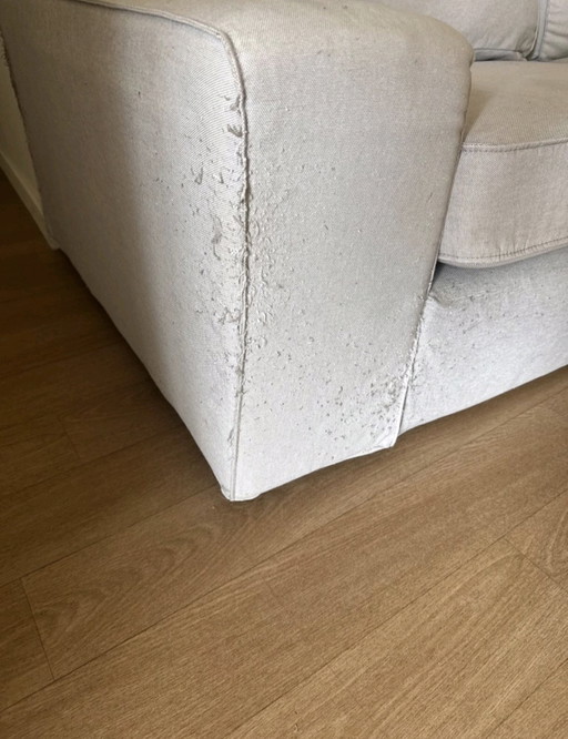 Beiges 3-Sitzer-Kivik-Sofa von Ikea