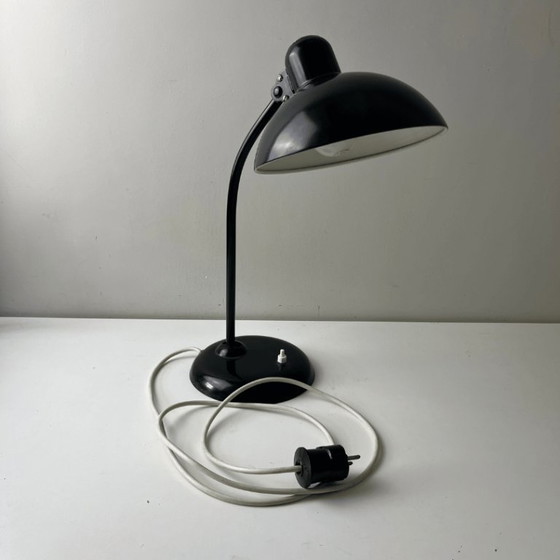Image 1 of Tisch- oder Schreibtischleuchte aus schwarzem Metall von Kaiser Idell 6556