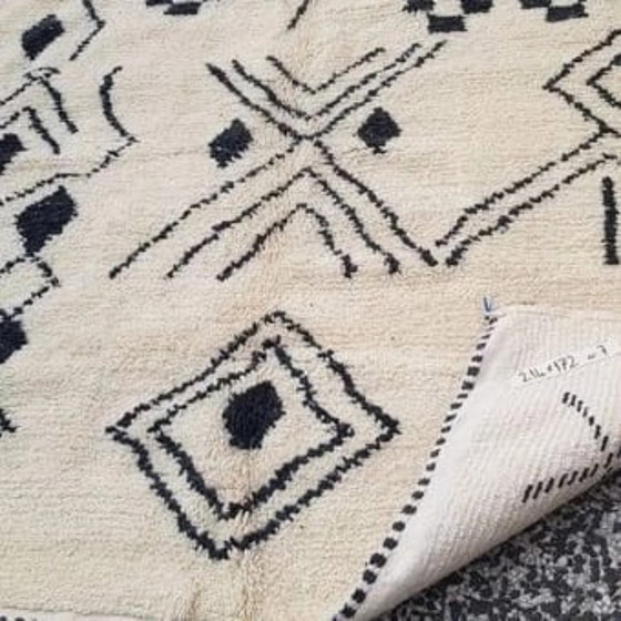 Image 1 of Handgeknoopt Berber tapijt wol 214x172cm