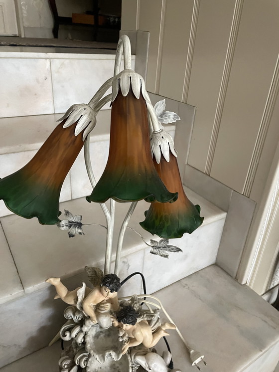 Image 1 of Room fountain with 3 calyx lamps