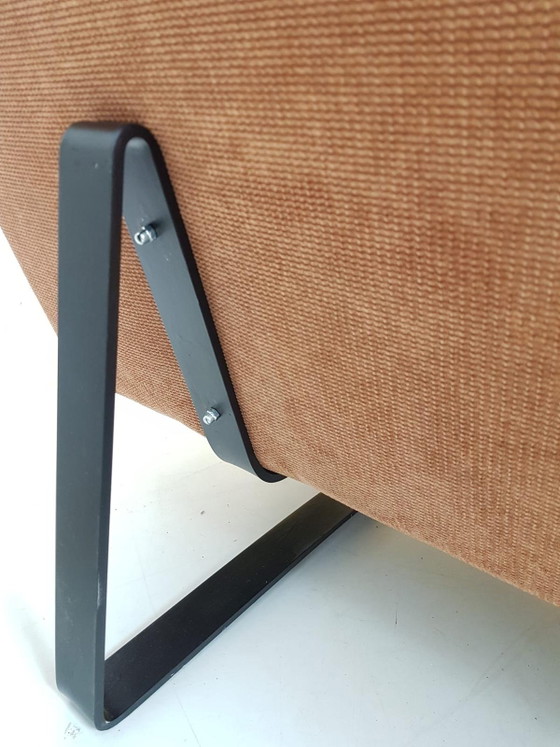 Vintage Artifort Kho Liang Le Sofa Brown New Fabric – 3-5 seaters, Metal, Textile (photo 7 of 9)