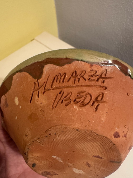 Almarza Úbeda Años 70 Cuenco de Cerámica Española Firmado (photo 5 of 6)