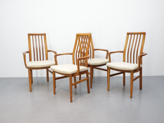 Image 1 of Vintage dining chairs | Schou Andersen | Teak | Armrests