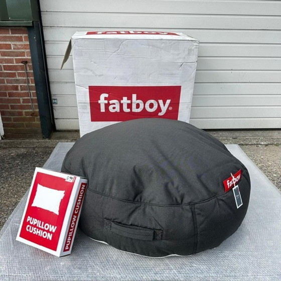 Pouf a sacco Fatboy Pupillow XL/120 cm grigio Sunbrella, nuovo – Textile (photo 6 of 7)