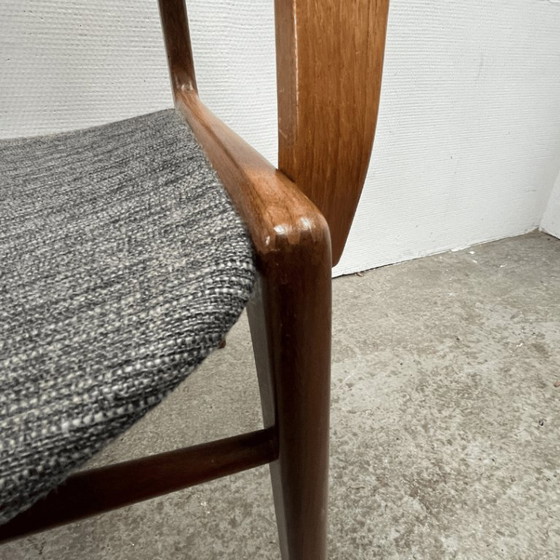 Image 1 of 4x Wilkhahn Teakholzstühle aus der Mitte des 20. Jahrhunderts, Design Hartmut Lohmeyer