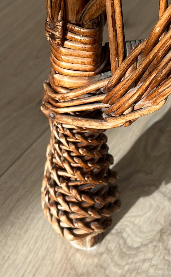 Image 1 of Pierre Frey geflochtener Sessel mit Kissen