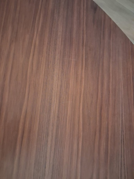 Image 1 of Tripod walnut coffee table