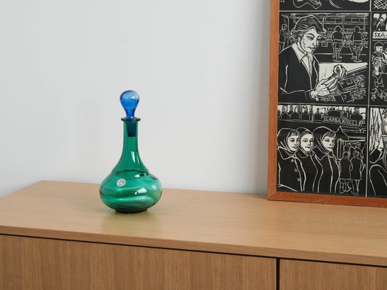 Image 1 of Glaskaraffe, spanisches Design, 1990er Jahre, hergestellt in Spanien