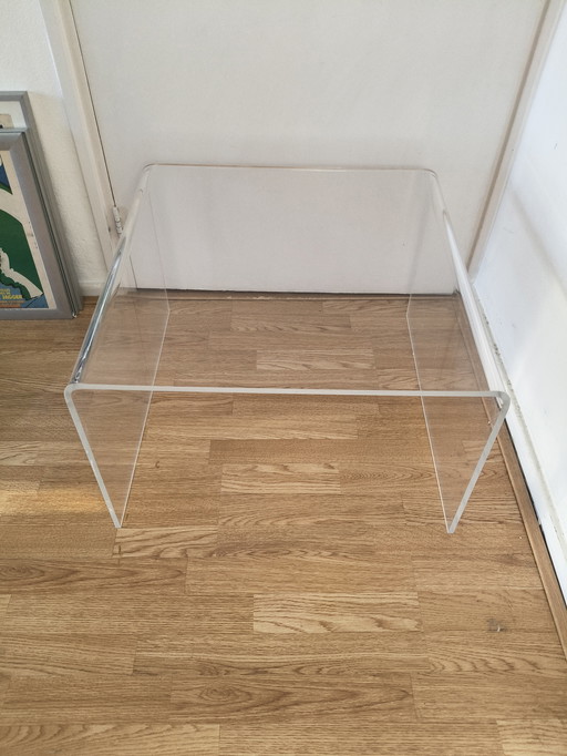 Couchtisch im Vintage-Design aus Lucite-Acryl-Kunststoff