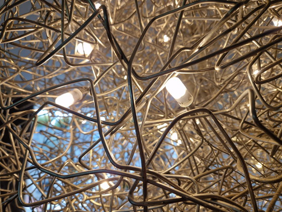 Image 1 of Lampada a sospensione a filo Fil de fer 90 cm halloween sostituita con LED