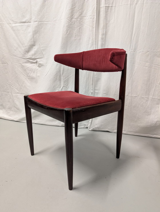 Image 1 of 6 A.W.A. Mid Century Dutch Design Kuhhorn Esszimmerstühle