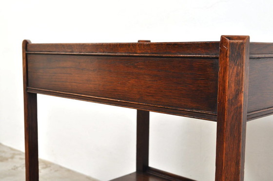 Image 1 of Chariot ancien en chêne avec tiroir, années 1920