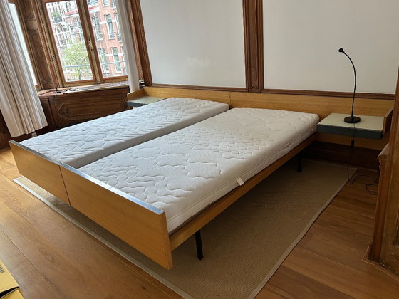 Letto di design Helmut Magg per DeWe | Anni '60 | Legno di frassino – DeWe (Deutsche Werkstätten) (photo 3 of 7)