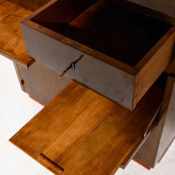 Image 1 of MK10478 Escritorio y sillón Art Déco, Juego de 2