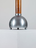 Lampada da tavolo vintage unica, stile Art Déco Revival, con base a sfera.
