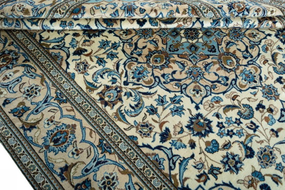 Image 1 of Handgeknüpfter Kashan Kork Orientteppich – 341 x 240 cm