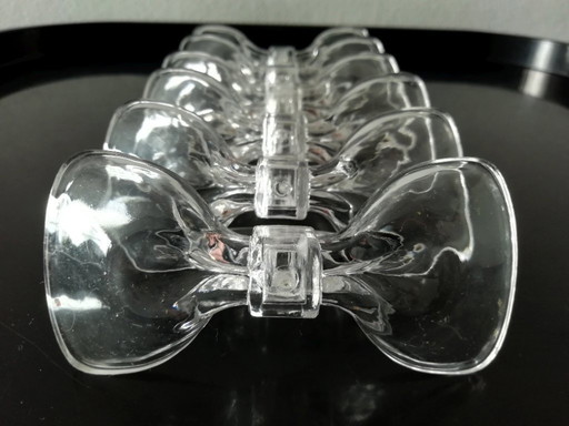 Servilleteros acrílicos con pajaritas