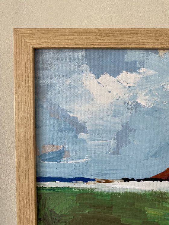 Image 1 of Landscape painting 40x30 cm including frame