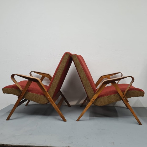 Image 1 of 2x Armchairs by František Jirák for Tatra Nabytok 60's Czech