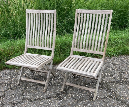 2x Gloster Gartenstühle