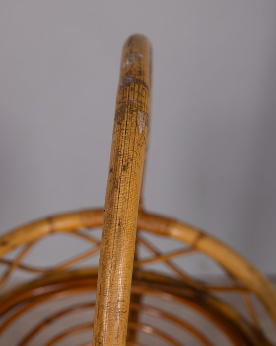 Vintage bamboe barmand, Italiaans design, jaren 60 – Drankenkasten, Bamboo (photo 8 of 10)