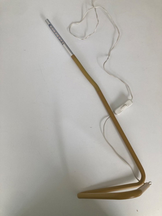 Lampada da tavolo gialla pieghevole, stile vintage Ikea – Lampade da tavolo, Metal, Plastic (photo 5 of 6)
