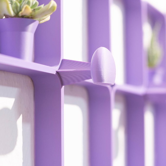 Space Age Design Wall Coat Rack | Midcentury Boho – Space Age Panels, Wall decoration, Other (photo 8 of 9)