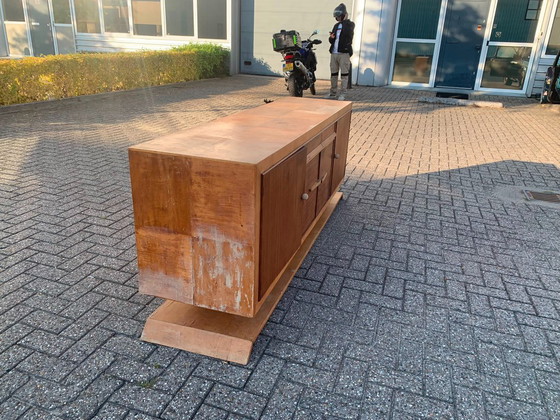 Vintage Houten Dressoir / Sideboard 210 Cm – Karaktervol – Wood (photo 4 of 6)