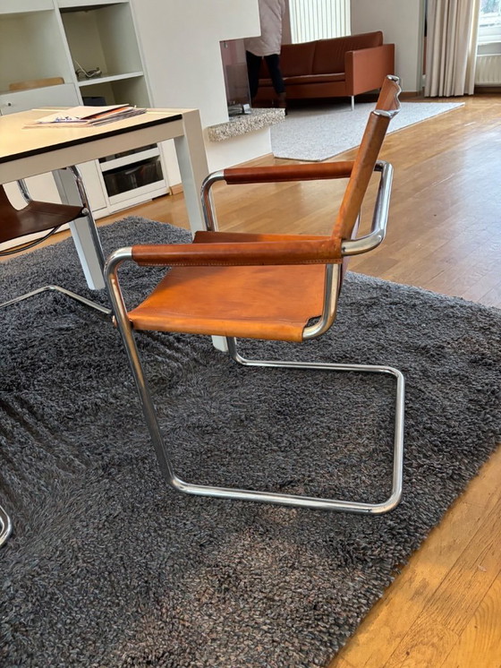 Image 1 of Mart Stam S34, coñac, 6 piezas, Linea Veam