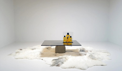 Table basse "Paracarro" de Giovanni Offredi pour Saporiti, années 1970
