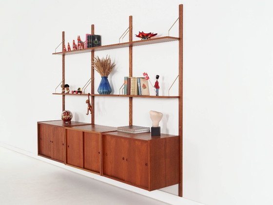 Image 1 of Teak modular bookcase PS System, Danish design, 1960s, manufactured by Randers Møbelfabrik