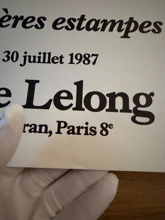 Image 1 of Joan Miró (1893-1983), Les Dernieres estampes-Galerie Lelong by Joan Miro, 1987, Imp. Mourlot, Paris, copyright Galerie Lelong, 