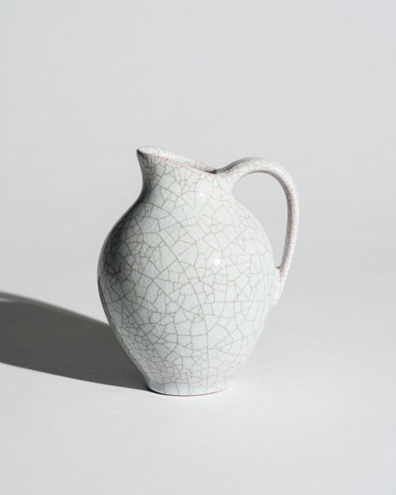 Image 1 of Karlsruher Majolika Modèle 6001 Vase en céramique craquelée Fridegart Glatzle, Allemagne