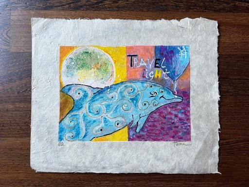 Sérigraphie Himajuwita Pakun - Voyage léger