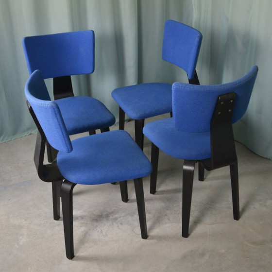 Image 1 of 4 sillas de comedor de madera contrachapada