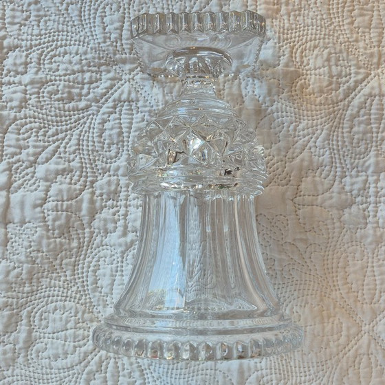 Kristallvase signiert Art Vannes France – Medici-Form – 28 cm – Vasen, Crystal (photo 4 of 12)