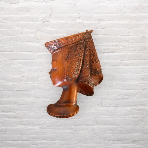 Vintage Ceramic Wall Decoration | West Germany Stamped | 30 cm