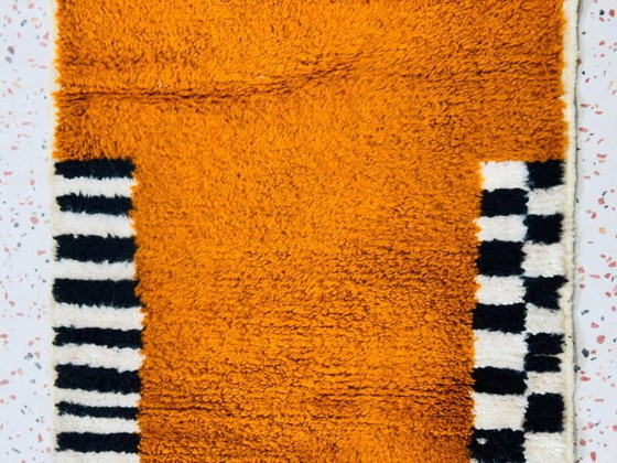 Image 1 of Handgemaakt Marokkaans vloerkleed van 300x70 cm: Berber haltapijt