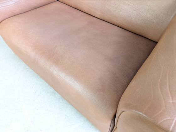 Image 1 of Originele de Sede DS 47 tweezitsbank design bank dik leer