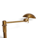 Holtkötter 6352/1-3 Lampe de table et de lecture – Couleur laiton, Dimmable et réglable en hauteur, 1960