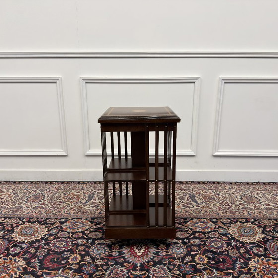 Classic English Rotating Bookcase – Wood (photo 2 of 7)