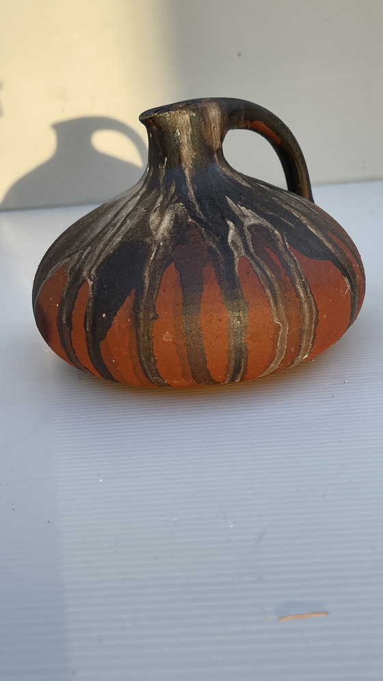 Image 1 of Earthenware Ear Jar Gerhard Liebenthron