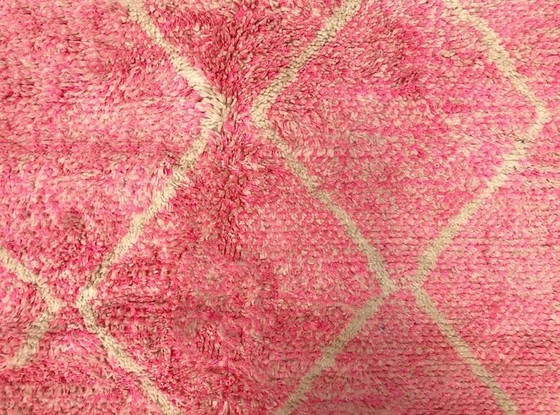 Image 1 of Handgeknüpfter Berberteppich aus reiner Wolle, 2/3 m