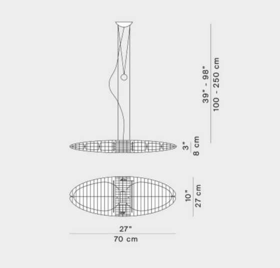 Luceplan Titania D17 (2019) | Complete (Extra Luxury Set) | Excellent Condition! – Ceiling lights, Aluminium (photo 10 of 13)