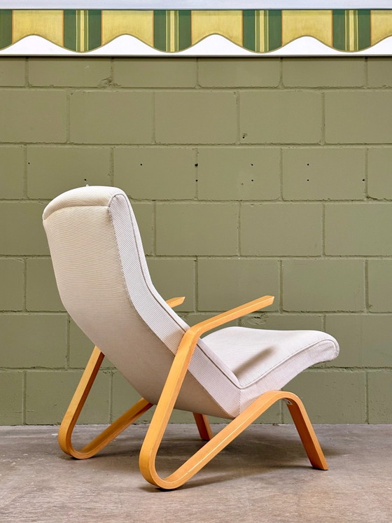 Grasshopper Lounge Chair by Eero Saarinen for Knoll International, Chairs and lounge chairs, Textile, Wood (photo 6 of 13)